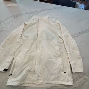 Cutter & Buck Men's Off-White Weathertec Coat